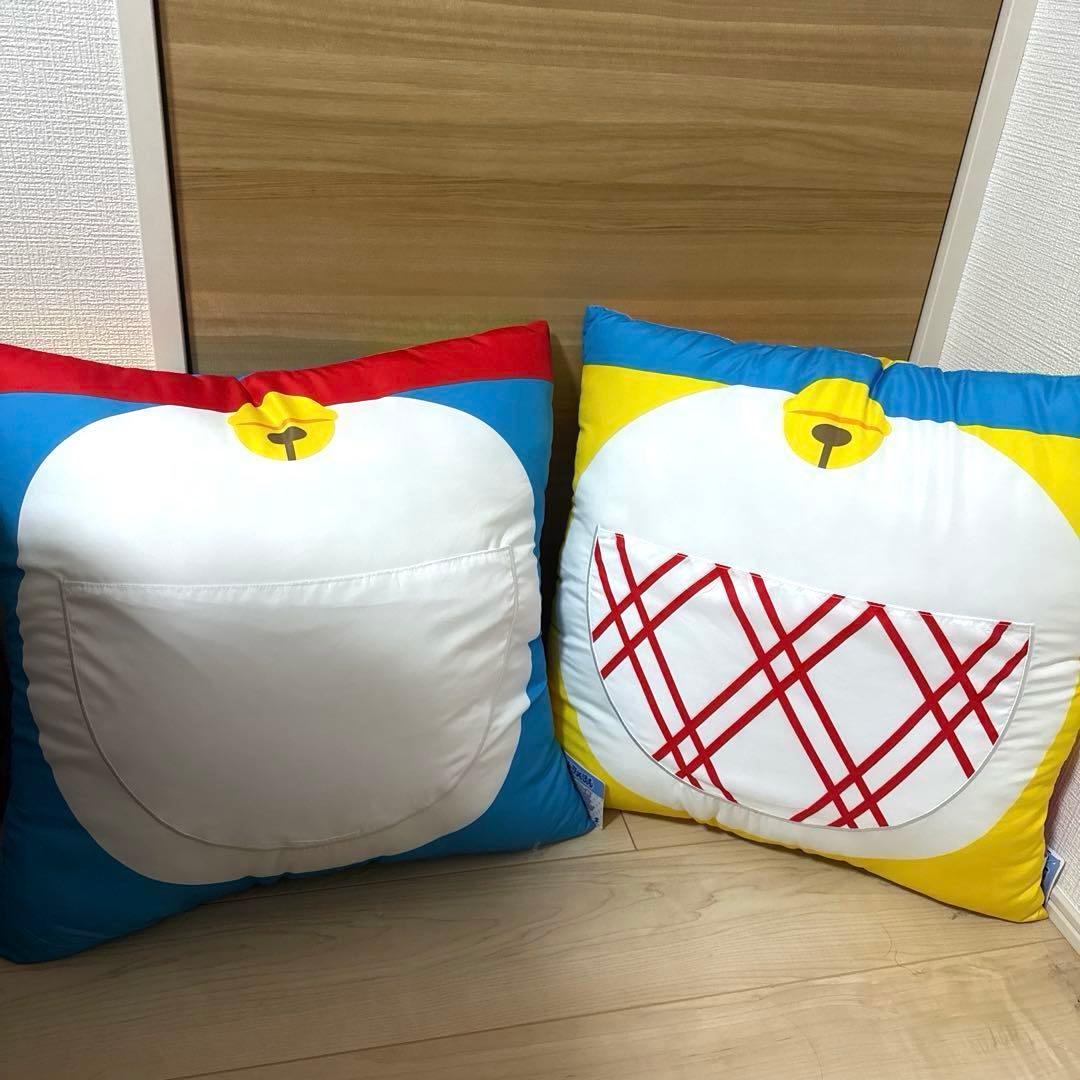 値下げ】ドラえもん ドラミちゃん スクエアクッション ポケット付き 2