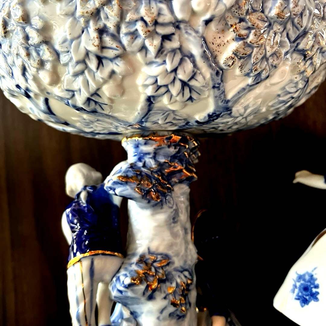 西洋アンティーク風ドールスタンド、小物入れ 2点