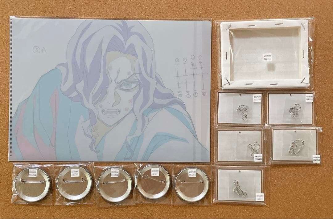 鬼滅の刃 無惨 ufotable ダイニング くじ 缶バッジ キャンバスパネル