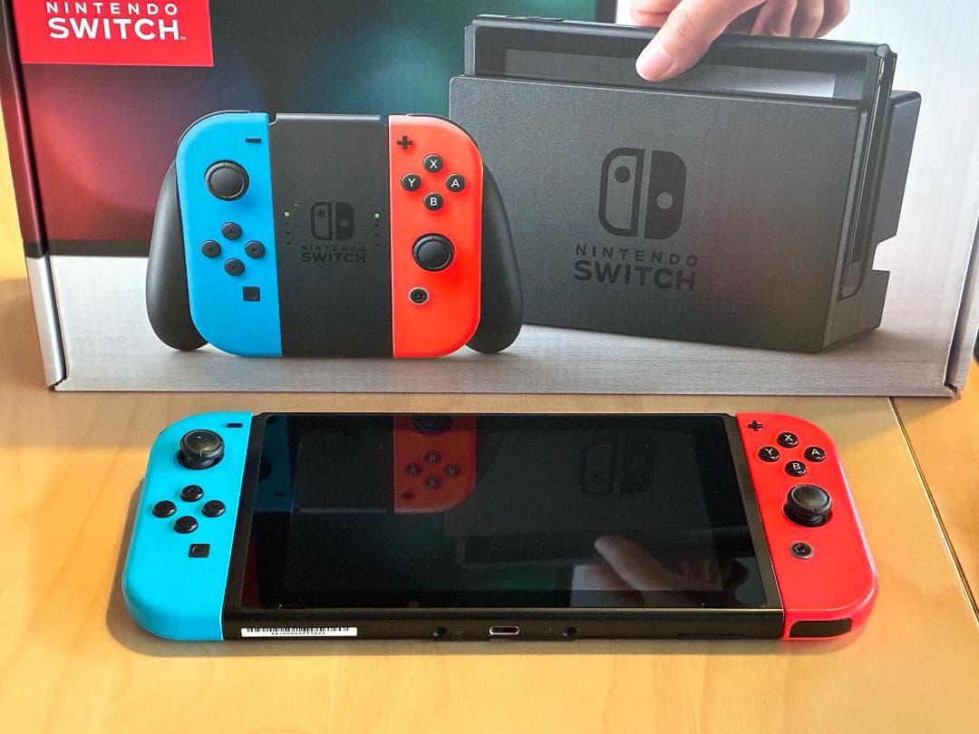 Nintendo Switch 本体一式 別売りJoy-Con・SDカード付き