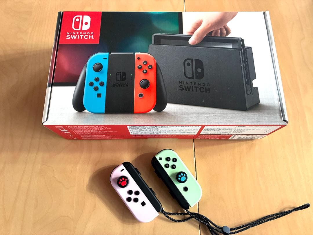 Nintendo Switch 本体一式 別売りJoy-Con・SDカード付き