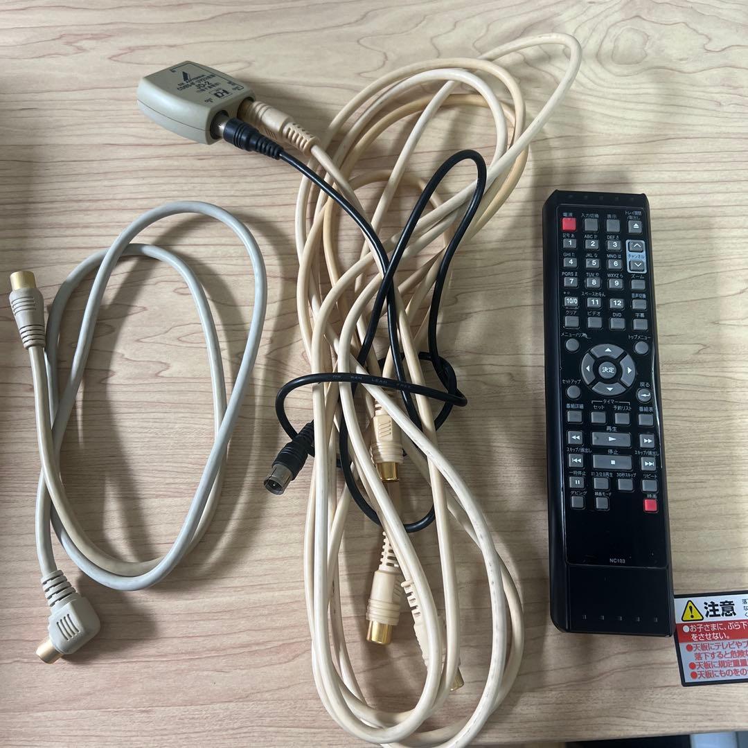 DXアンテナ DVD/VHSレコーダー DXR160V 2012年製