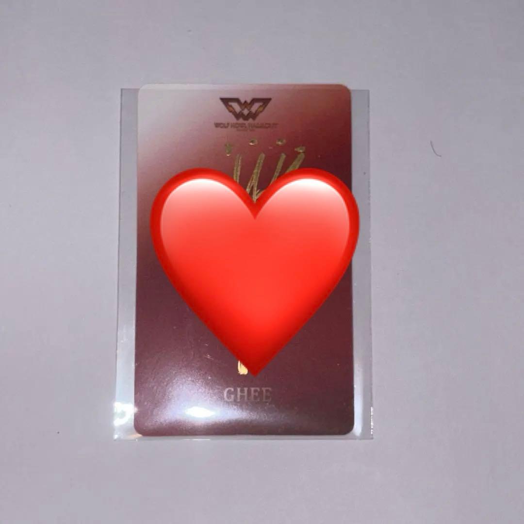 WHH GHEE トレカ タイ限定 ウルフ WHH GHEE トレカ タイ限定 ウルフ