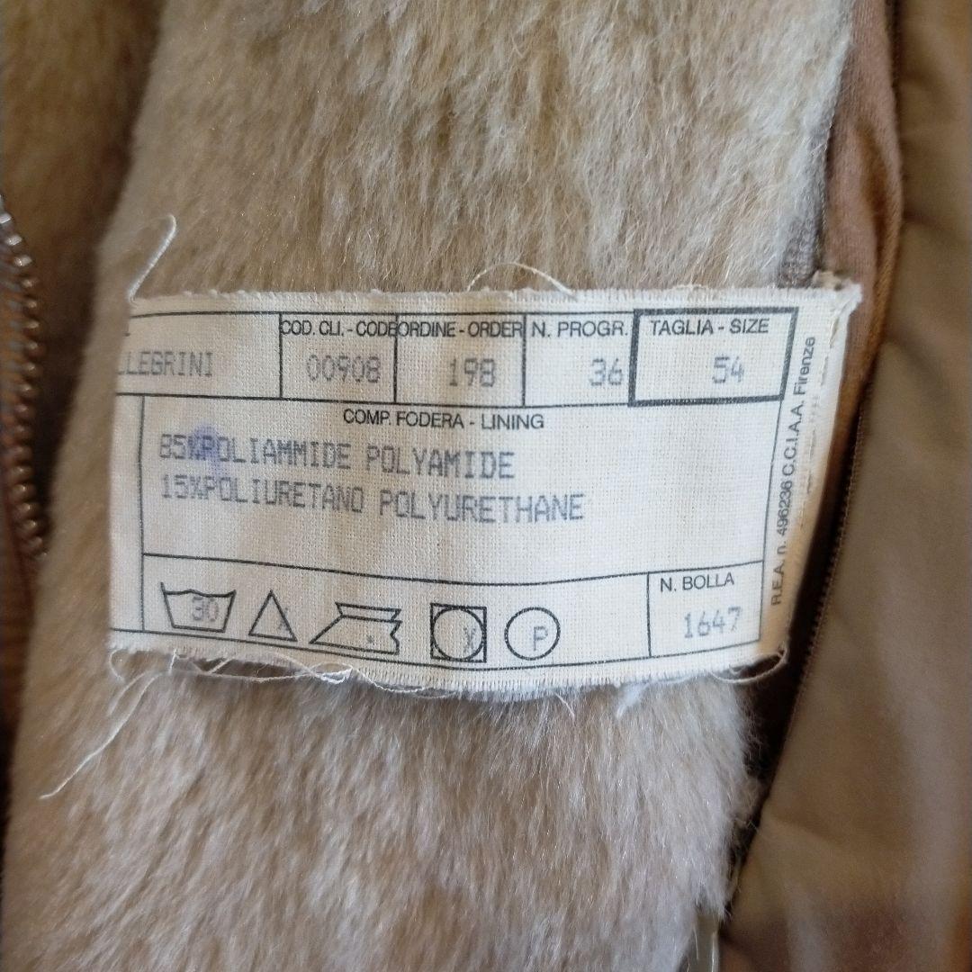 GUIDO PELLEGRINI ファージャケット オフホワイト