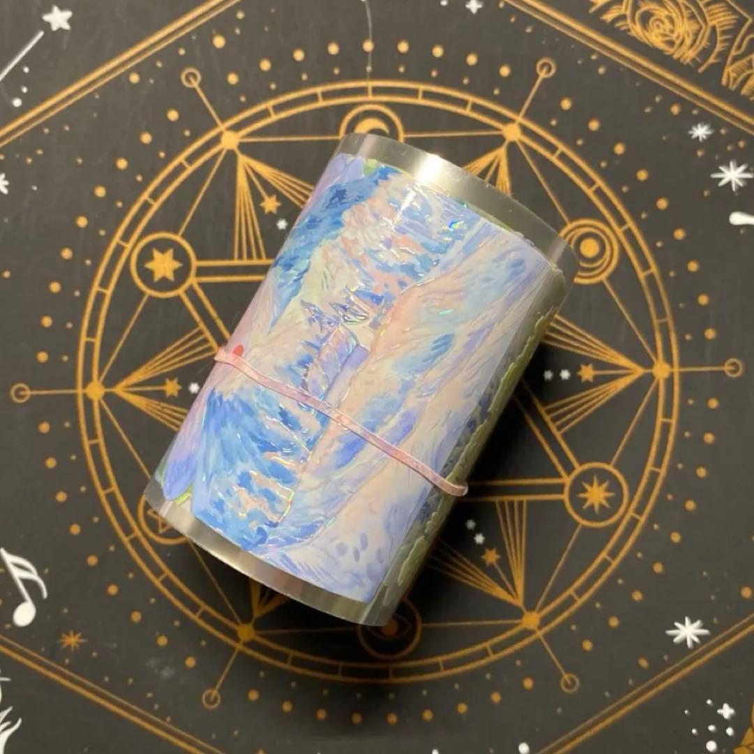 8064】海外マステ3/5/巻売り貝殻光マスキングテープ