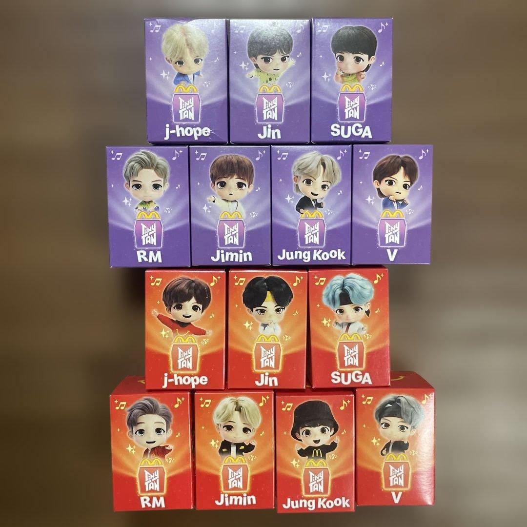 【韓国限定】BTS TinyTAN マクドナルド ハッピーセット 全セット