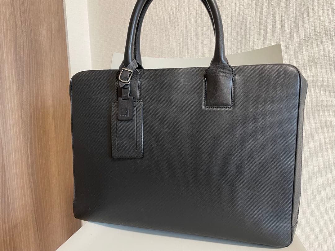 dunhill ダンヒル　シャーシ　ブリーフケース　カーボン　黒　ビジネスバッグ