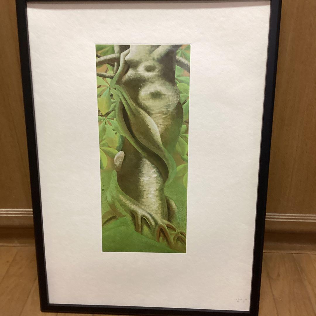 天才画家速水御舟　作品集大作編より　便利堂監修　画集NO 16 【　樹　木　】