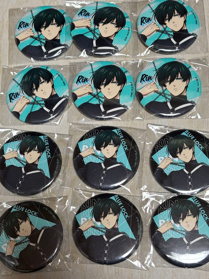 ブルーロック　糸師凛　缶バッジ　まとめ売り　64点