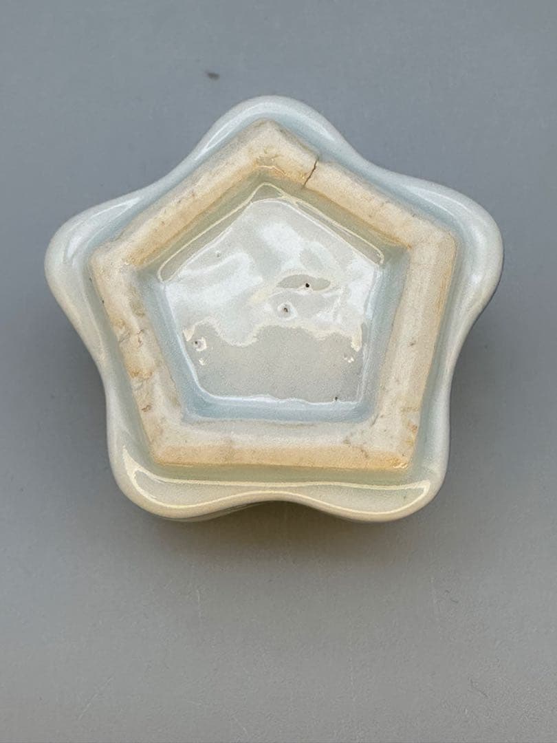 茶道具　香合　高橋道八　染付桔梗