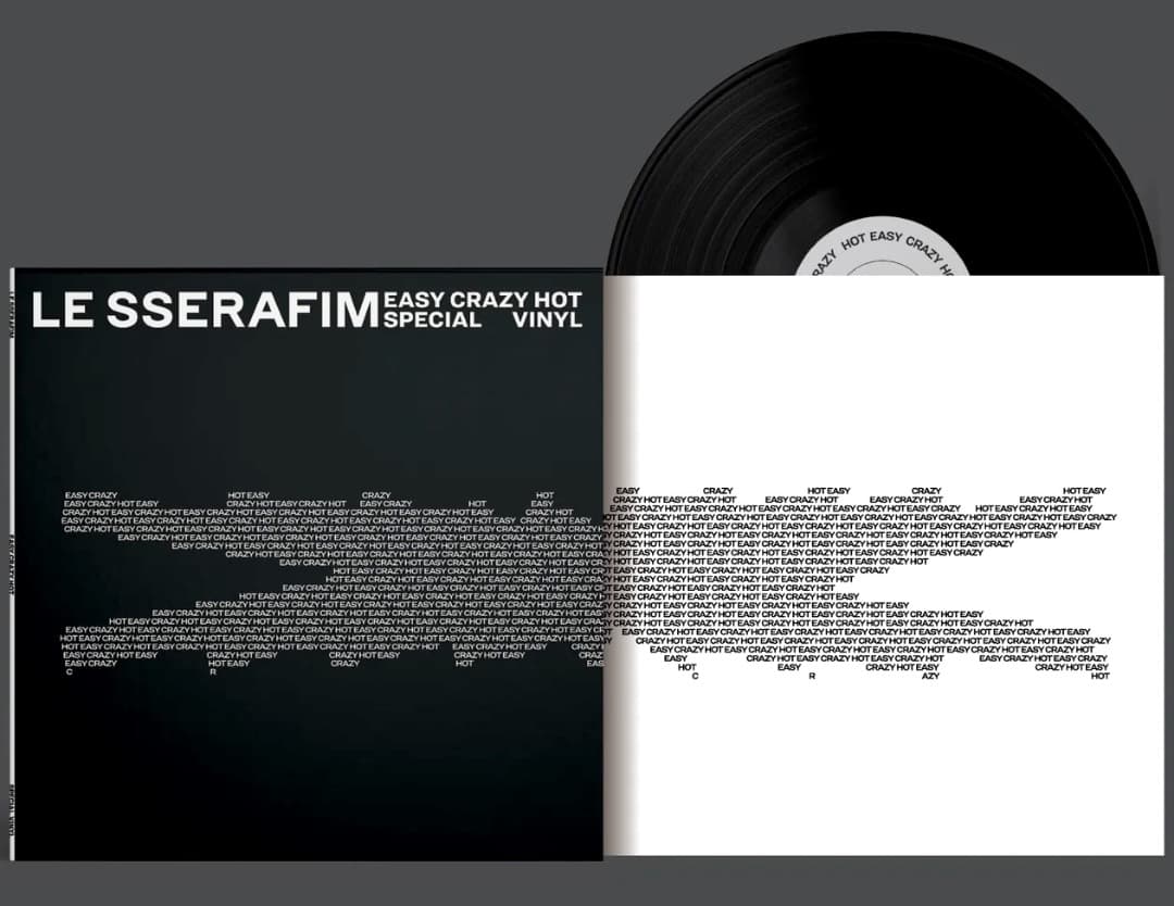 アナログ盤 LE SSERAFIM Easy Crazy Hot トレカ ルセラ