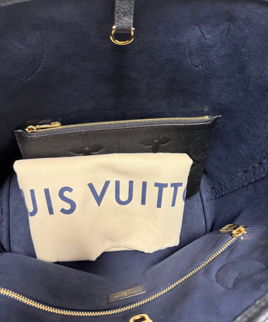 【ルイヴィトン】ネヴァーフルmm ノワール モノグラムアンプラント ショルダー