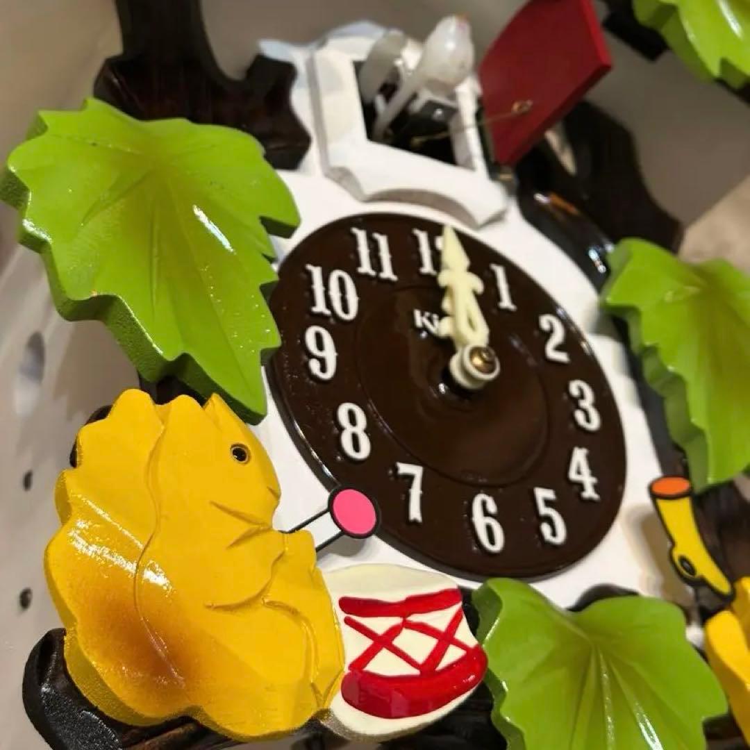 動作確認済み◆昭和レトロ マルマン 鳩時計 森のオーケストラ◆希少ビンテージ