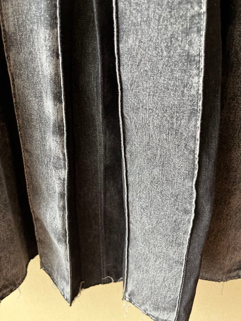 GO TO HOLLYWOOD ブラック　デニム　プリーツ　スカート　02