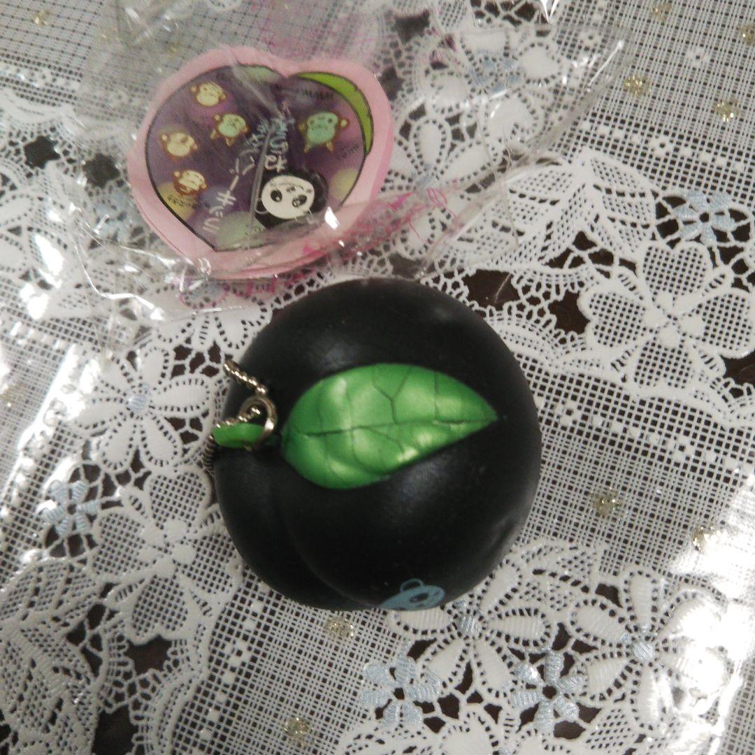 ラスト‼️ジェル桃スクイーズ〈パンダ黒桃〉