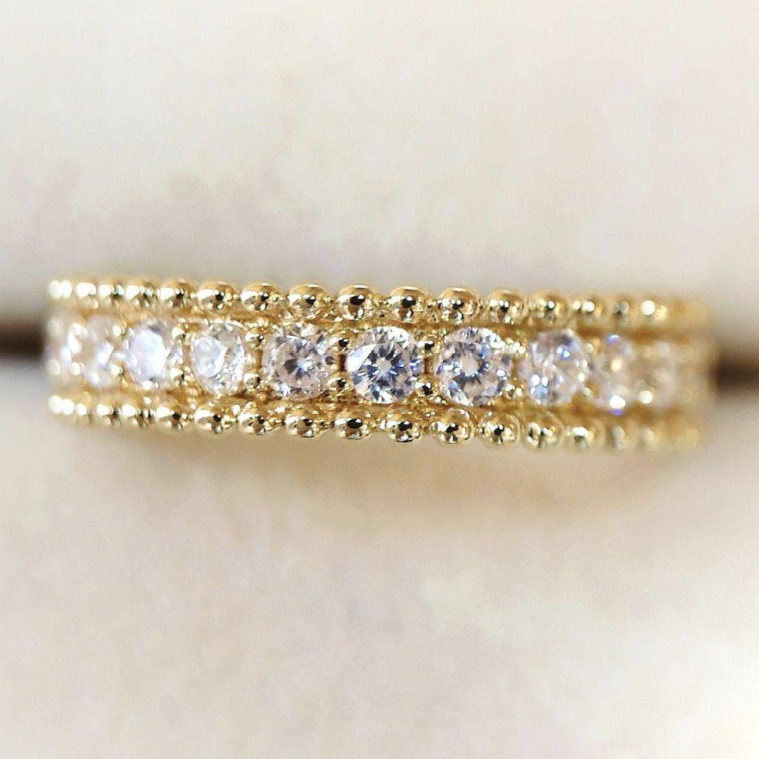 2525 高級 sona ダイヤモンド フルエタニティ リング ゴールド 限定