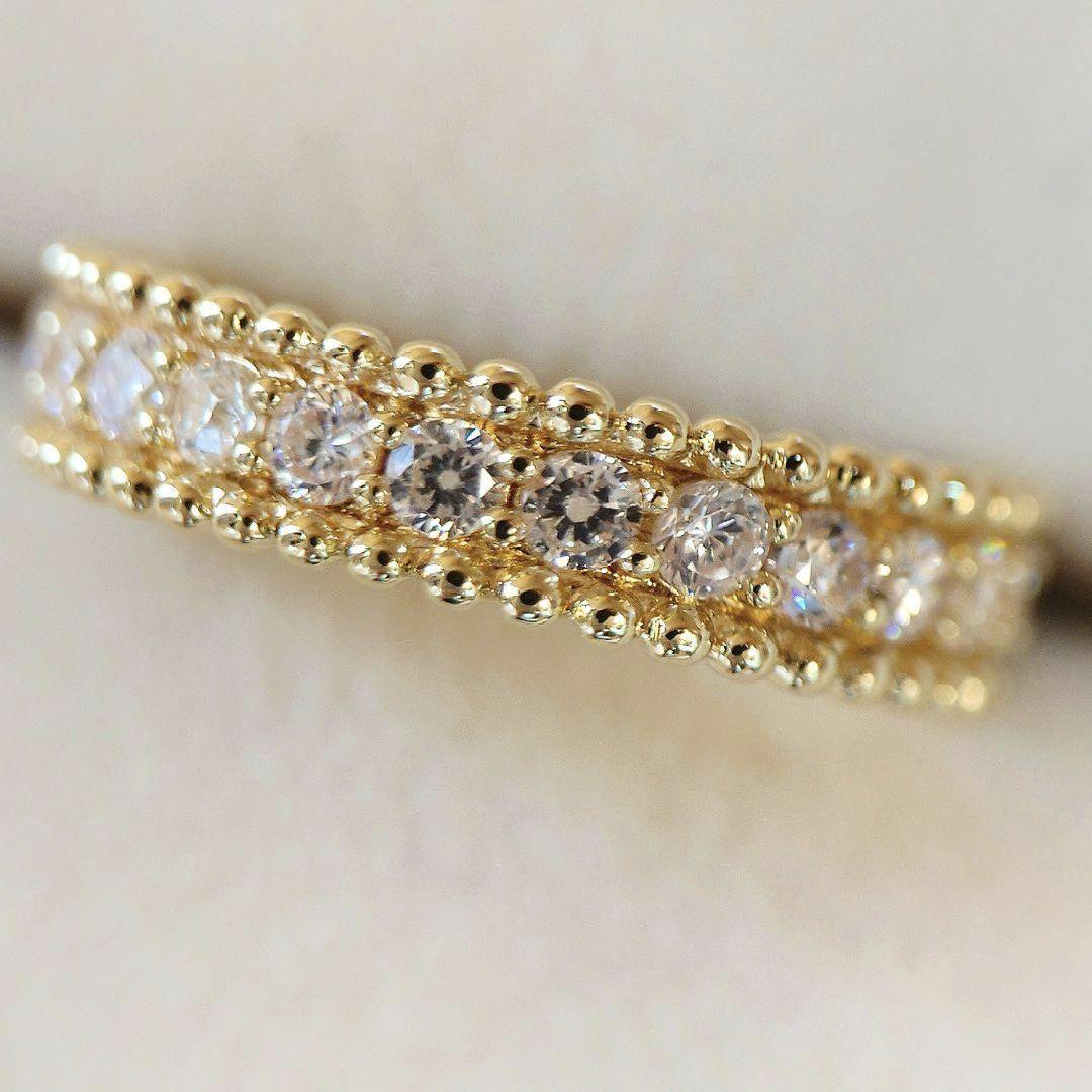 2525 高級 sona ダイヤモンド フルエタニティ リング ゴールド 限定