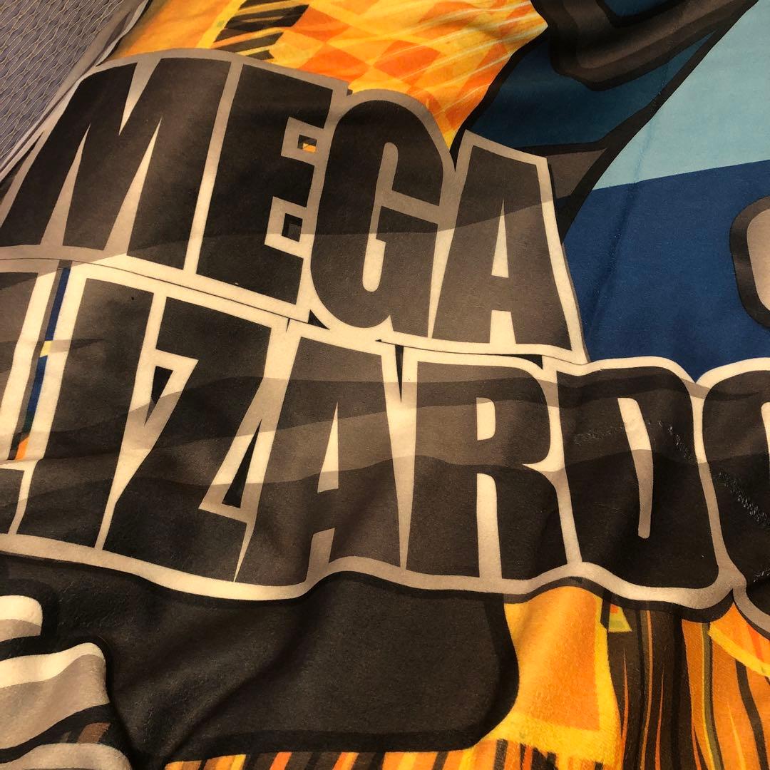 ポケモンセンター　1等　メガリザードンX タオルケット　ぬいぐるみ　モンコレ