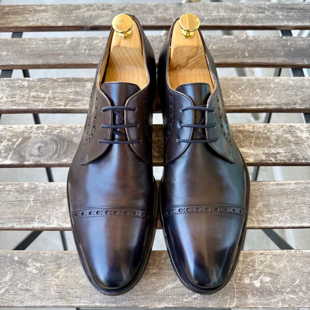 【美品】BEN＆SONS UK7.5 ボロネーゼ製法 クリーニング済