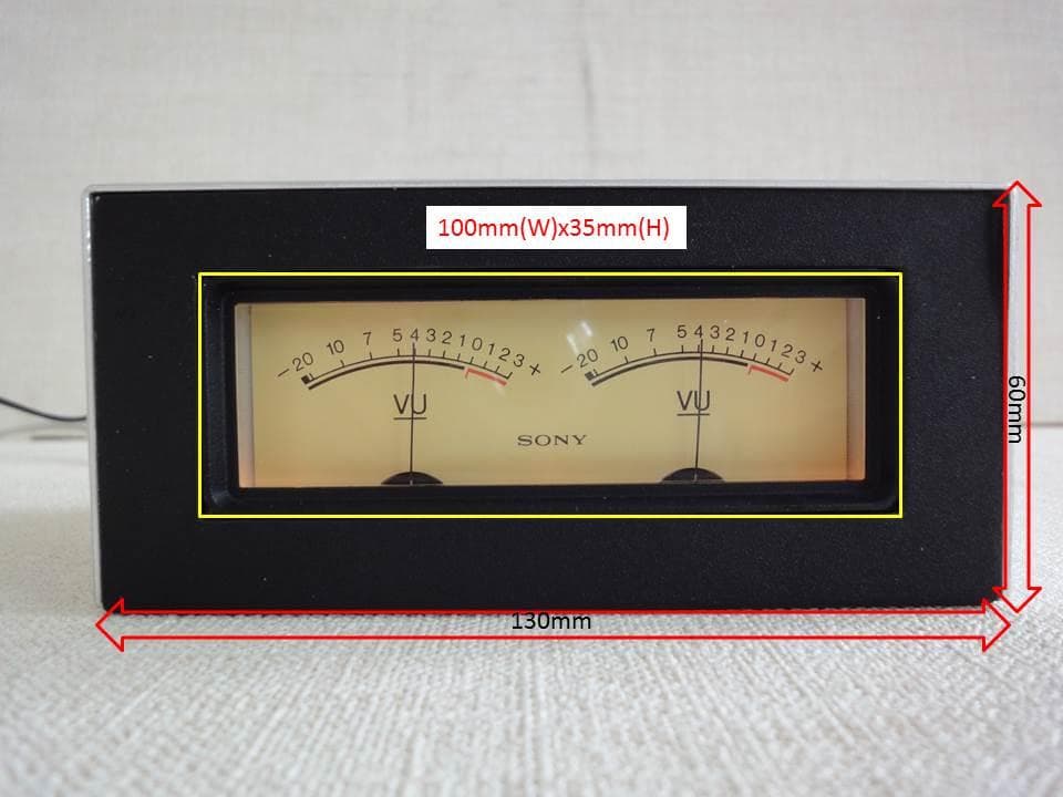 自作ステレオVUメーター219号機（ソニーLR一体型コンパクトタイプ