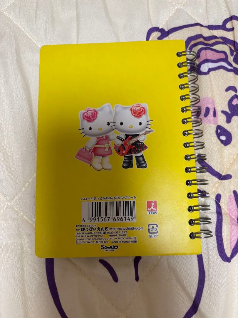ハローキティ　ナナ　コラボ　ぬいぐるみマスコット　小松奈々　大崎ナナ　メモ帳