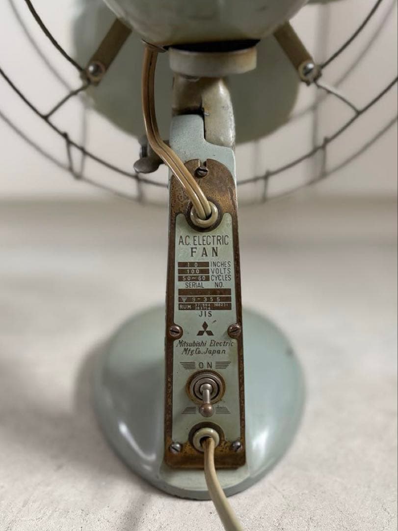 再値下げ☆希少・レトロ 扇風機 MITSUBISHI三菱　シャビー