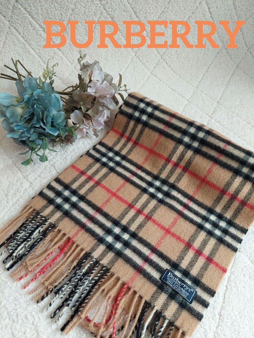 Burberrys バーバリーズ ノバチェック 100 %カシミヤ マフラー