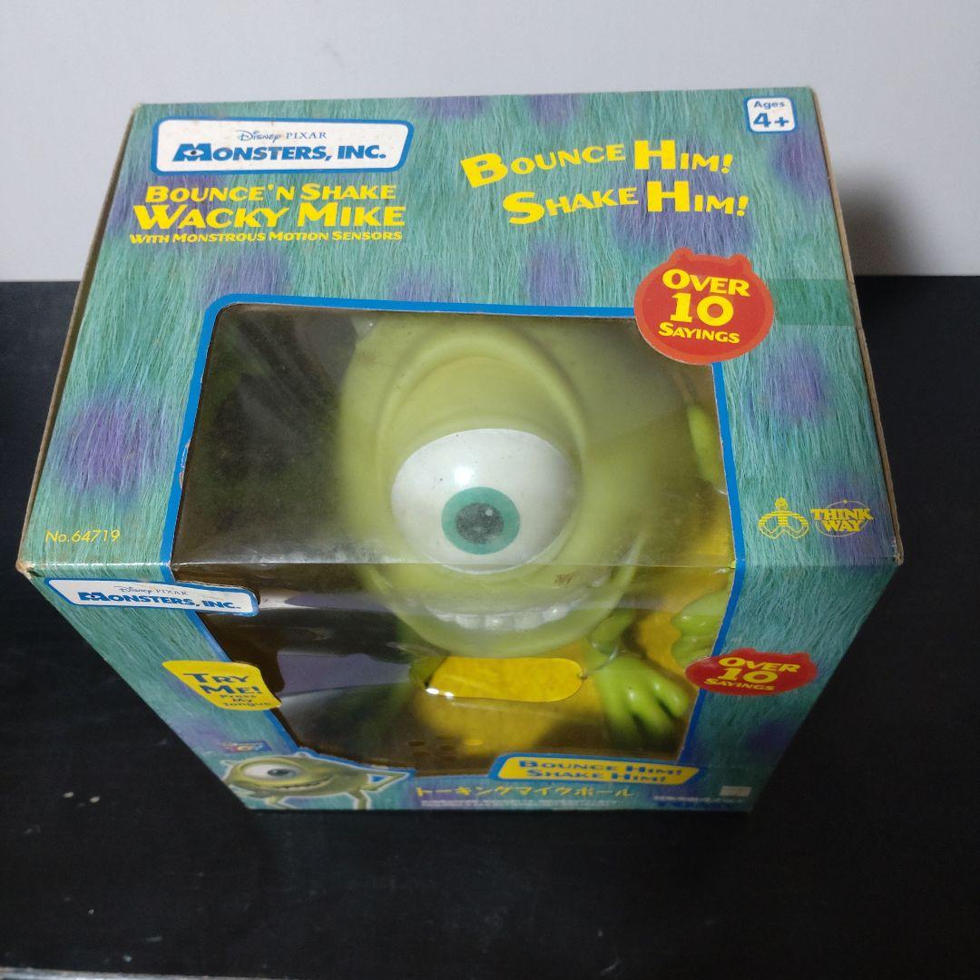 新品未開封☆TOMY☆トーキングマイクボール☆ソフビ☆モンスターズインク