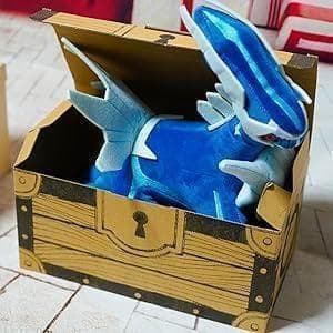 ぬいぐるみ　ディアルガ　30cm 特大　大きい　リボン袋付【残3限定】