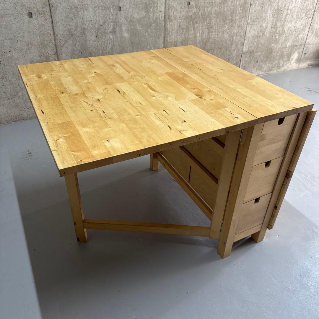 IKEA 折りたたみダイニングテーブル　ノールデン　NORDEN