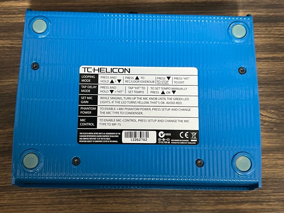 即配送　TC HELICON VoiceLive Play アダプター付き