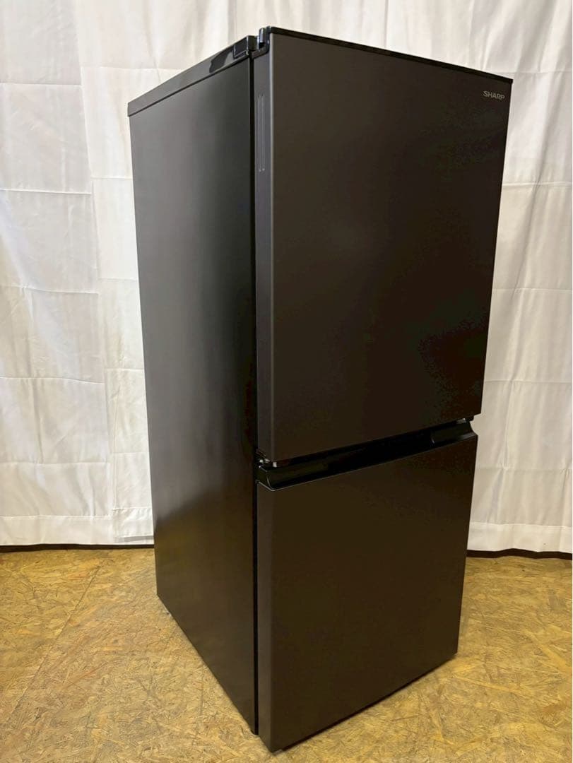 SHARP 2ドア冷蔵庫 SJ-D15J-H 2023年製 152L 両開き