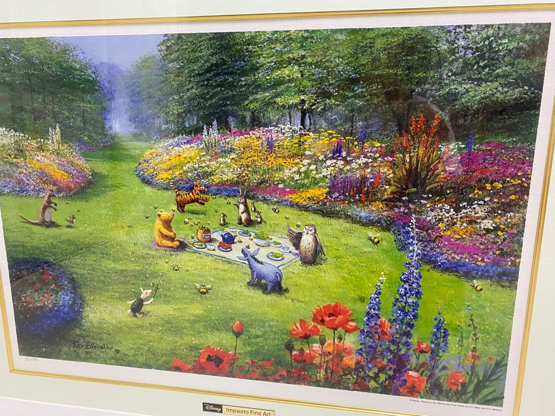 限定生産 188枚 くまのプーさんディズニー アート コレクション