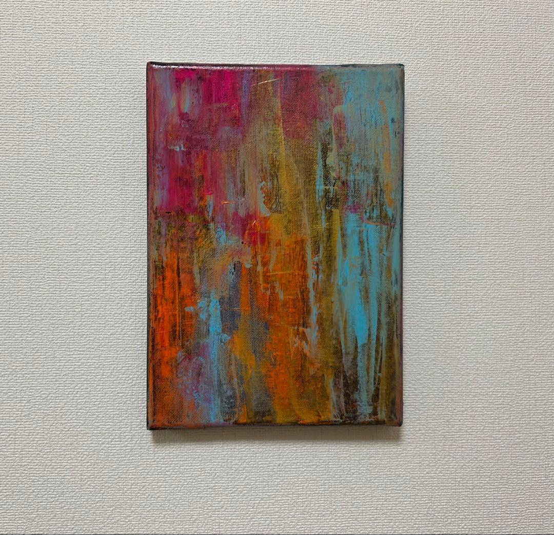 抽象画、現代アート、原画、インテリア、オシャレ、プレゼント、カラフル