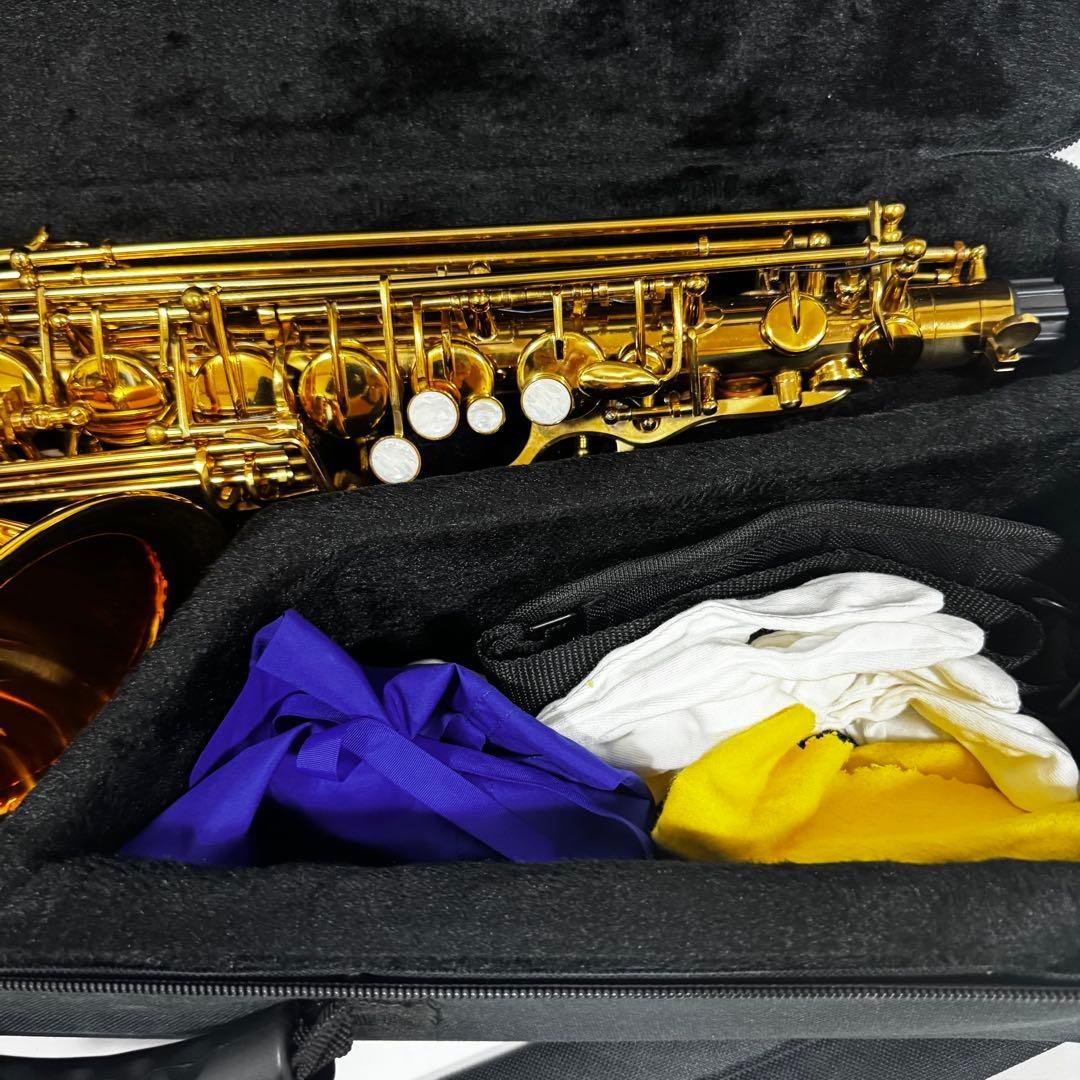 美品 ケルントナー アルトサックス ゴールドラッカー 彫刻 初心者 自宅