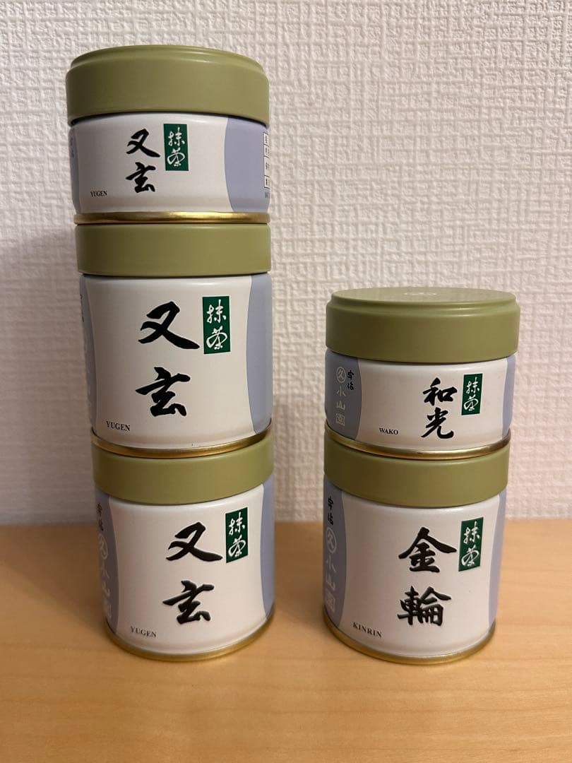 抹茶　金輪　又玄 和光　丸久小山園 缶 抹茶 宇治 丸久小山園 金輪 40g 缶詰（きんりん） 濃茶 薄茶 茶道 京都