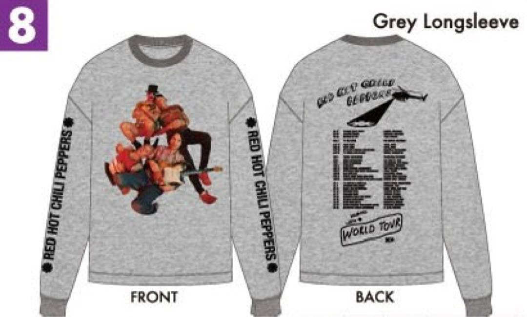 レッドホットチリペッパーズ 東京ドーム2024 グッズ ロンT XXLサイズ