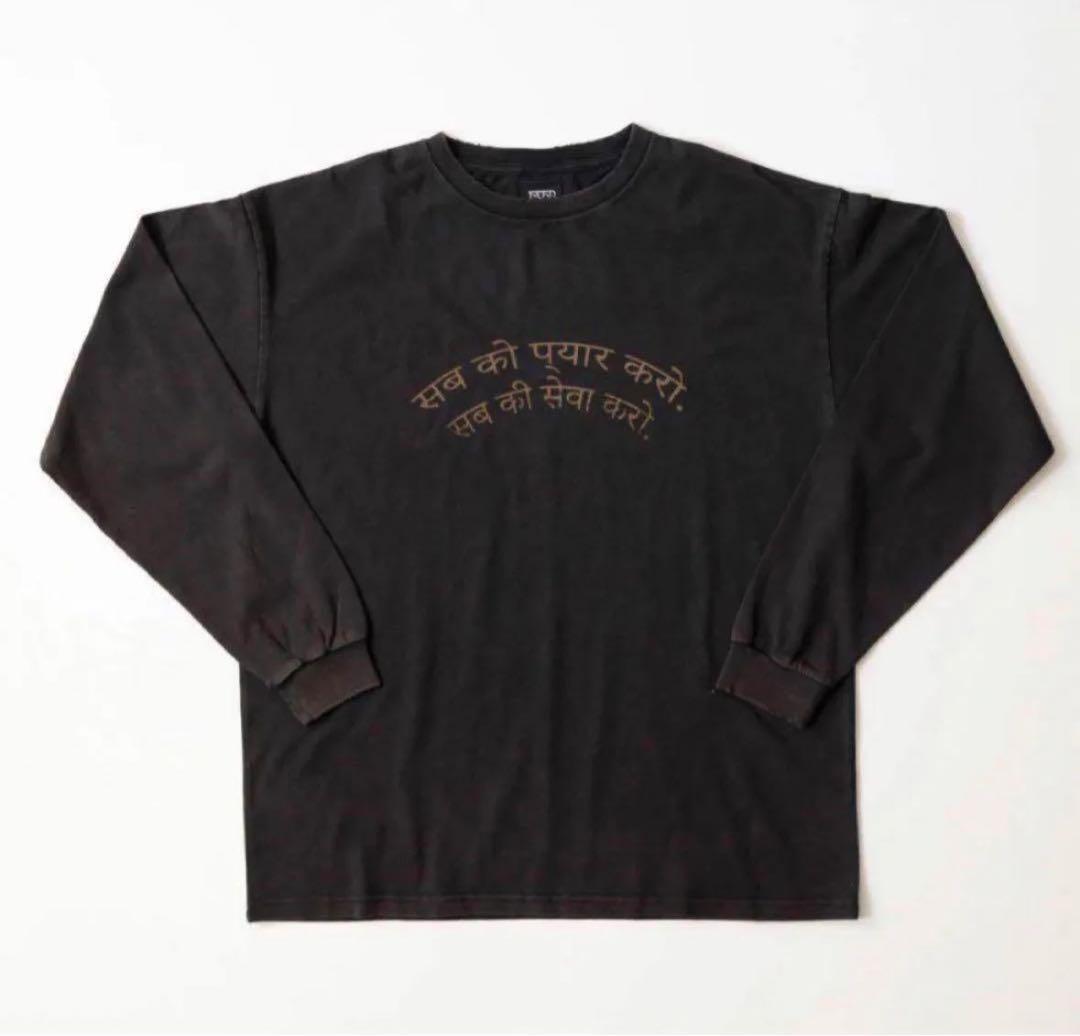 Fujii Kaze damageロンT 藤井風 LAATツアーグッズ ダメージ加工ロンT S