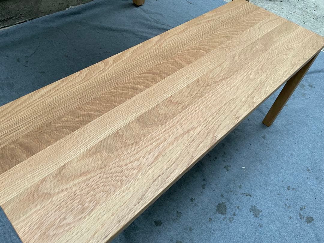 tmnk　美品　無印良品　オーク材　ダイニングテーブル　ベンチイス