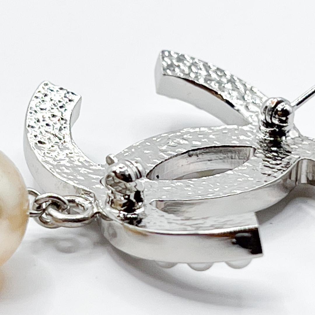 美品☆シャネル ブローチ パール シルバー ヴィンテージ ココマーク 06