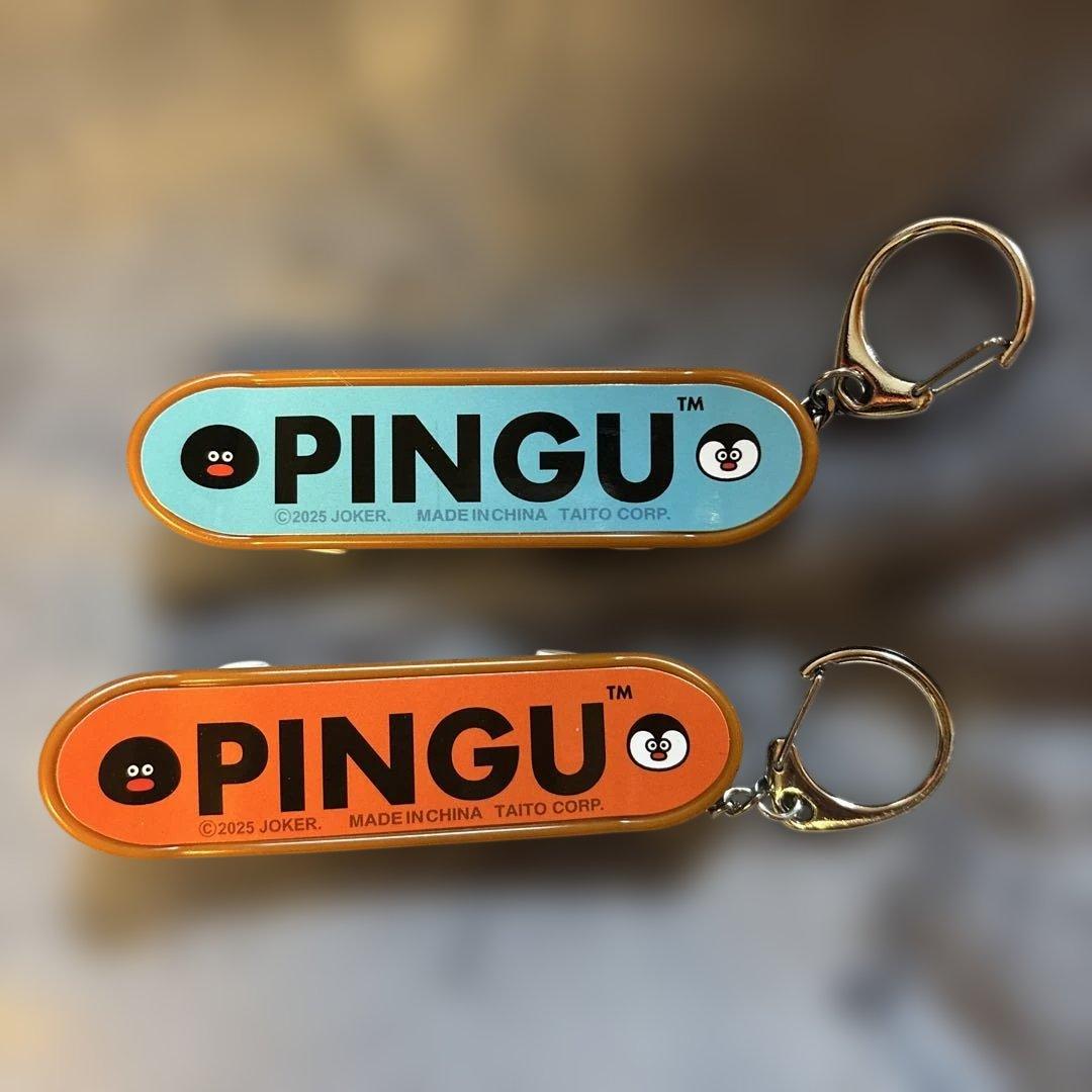 ピングー × 松本セイジ ミニチュアスケートボードキーホルダー - メルカリ