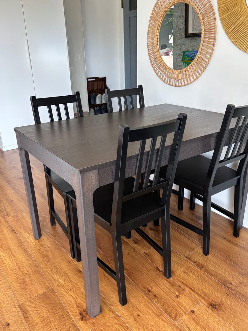 IKEA イケア　ダイニングセット　EKEDALEN STEFAN き5点