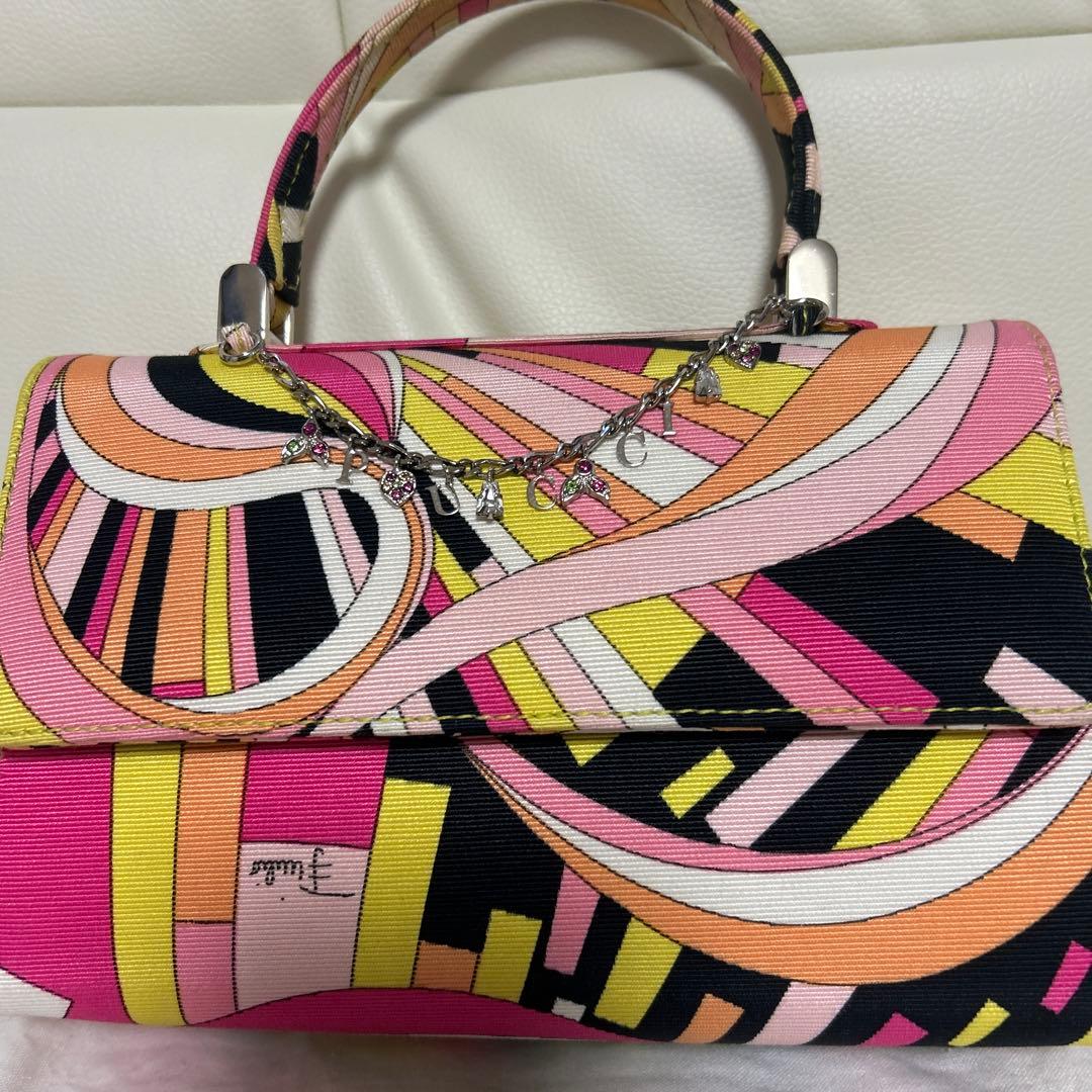 PUCCI 幾何学模様 ハンドバッグ