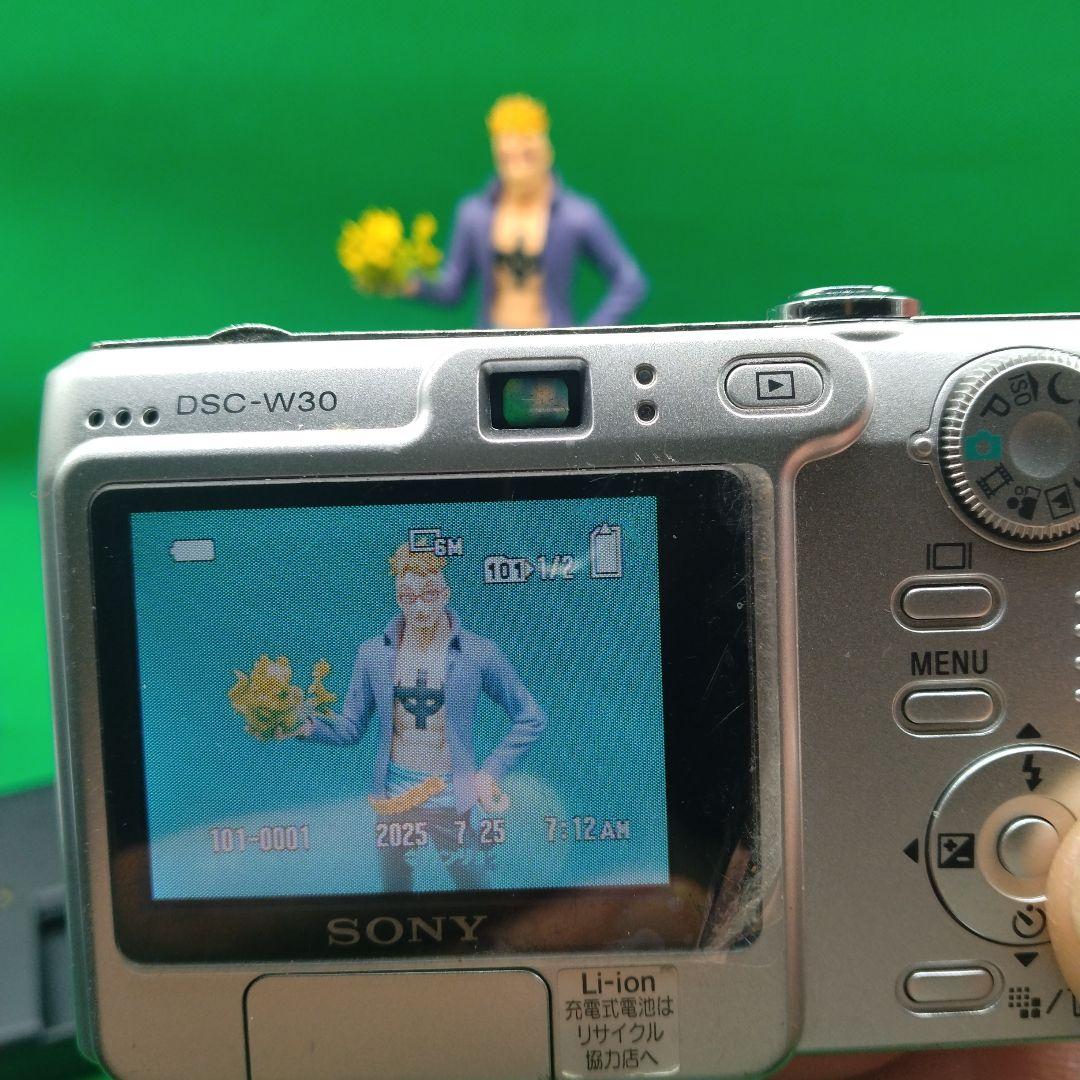 動作確認済】SONY ソニー Cyber-shot DSC-W30 デジカメ