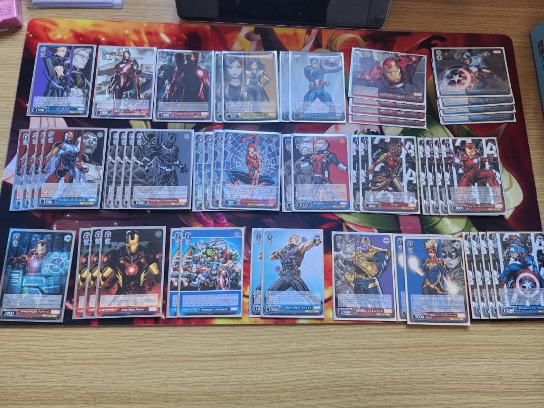 ヴァイスシュヴァルツ マーベル扉門デッキ スペア多数