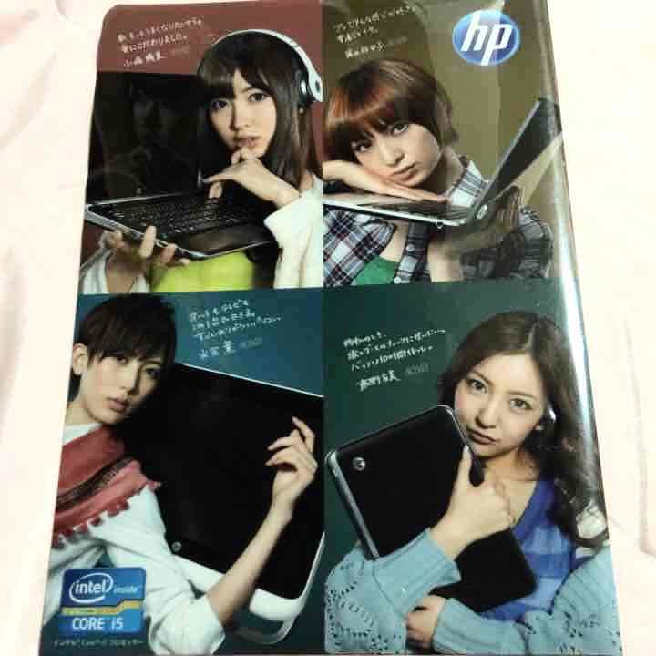 非売品AKB48クリアファイル 前田敦子・板野友美・光宗薫・小嶋陽菜・篠田麻里子