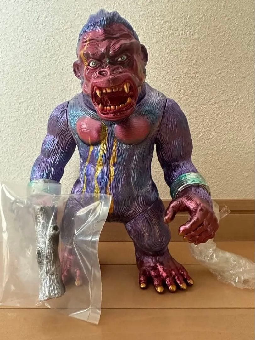 シカルナ工房 巨猿 ソフビ メタリック ワンオフ塗装