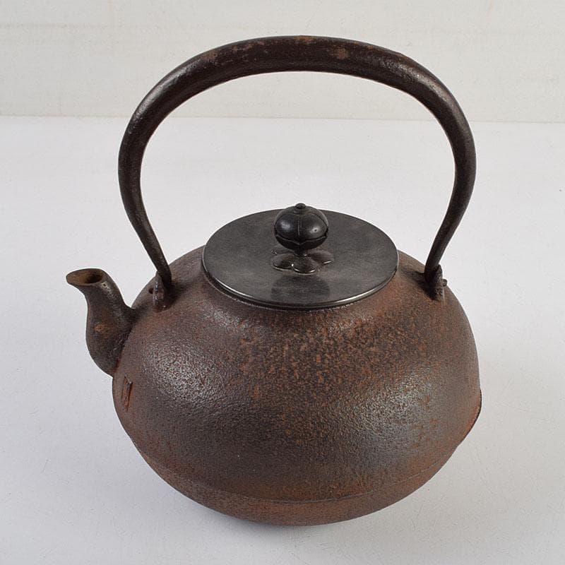 煎茶道具 釜師 菊池政光作 鉄瓶 共箱 D R9449H - メルカリ