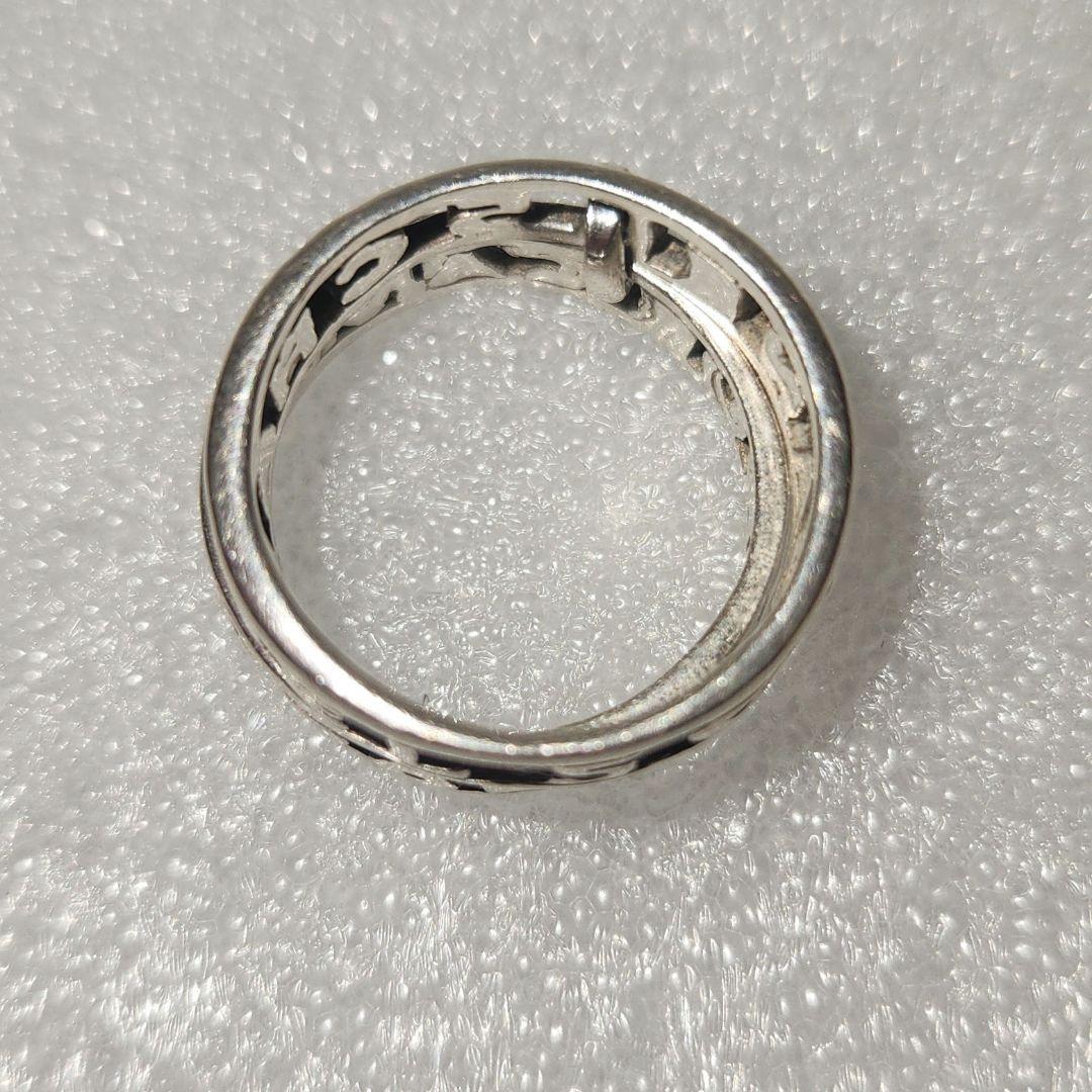 【激レア】ヴィンテージCHANELシャネルシルバー925 二連リング 文字入り