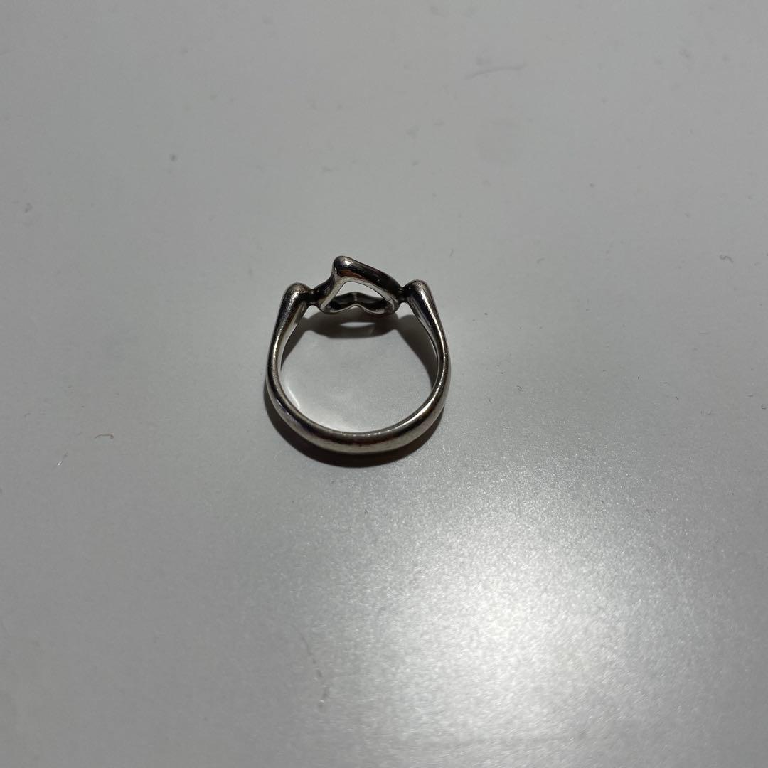 ティファニー　オープンハート　リング　シルバー925 8号